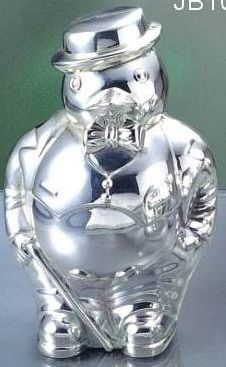 Silverplated Money Bank