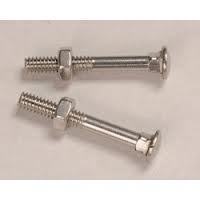 Stainless Steel Carriage Bolt And Nut With Washer