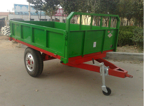 Farm Trailer - Whole Steel Structure, 2 Sides and Lateral Hydraulic Dumping, Reliable Braking and High Load Capacity