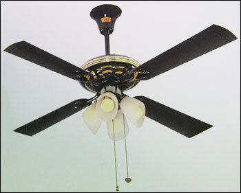 Black Chrome Ceiling Fan