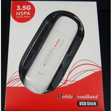 3G Wireless Modem with 7.2Mbps DL/384kbps UL Speed and Qualcomm MSM6280 Chipset