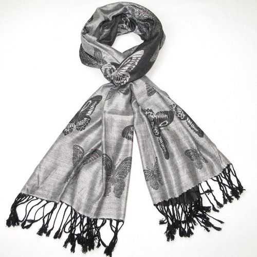 Butterfly Silver Scarves