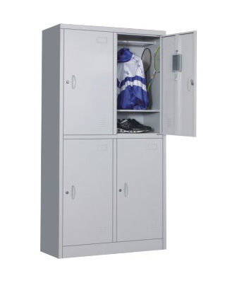 4 Doors Metal Hanging Wardrobe