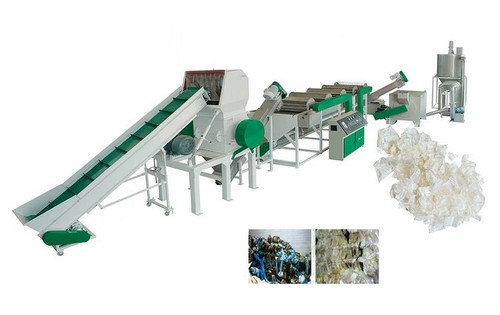 PP/PE Waste Film Crushing, Washing and Drying Production Line - Steel Material, Variable Capacity, CE Certified | Efficient Process, High Output, Easy Operation