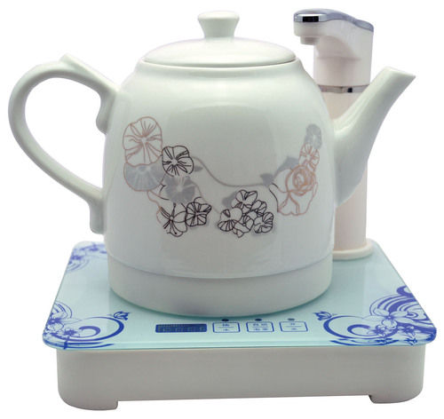 Electric Water Kettle With Porcelain Body