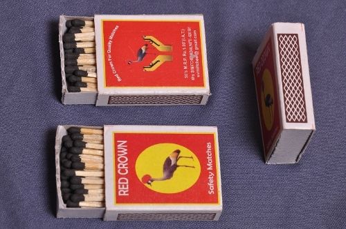 Wax Safety Matches
