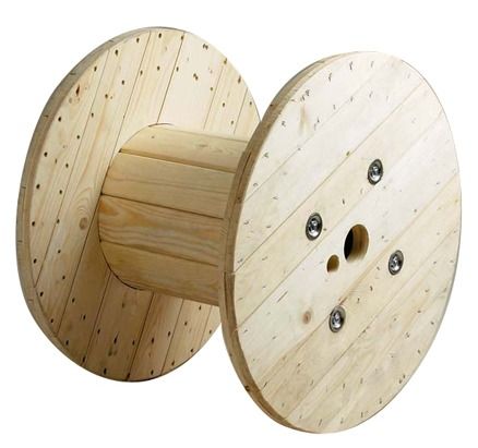 लकड़ी का केबल ड्रम