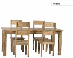  लकड़ी का डाइनिंग टेबल सेट