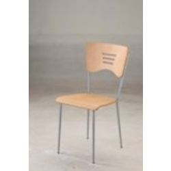 Designer Dining Chair With Wooden Back