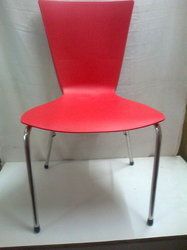 Plastic Chair With Chrome Frame