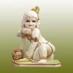 Laddu Gopal Marble Statue