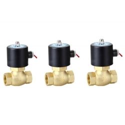 2L Series 2-Position 2-Way Brass Solenoid Valve