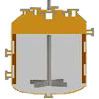 Cylindrical Vertical With Dish Ends Frp Reactor