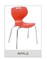 Cafeteria Apple Chairs