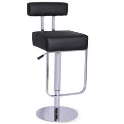 Leather Bar Stool - Premium Quality Leather, Versatile Design for Various Sectors