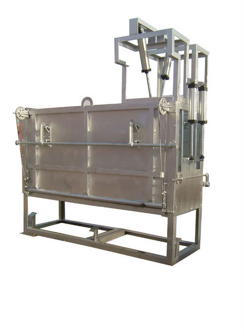 Living Cattle Pneumatic Fixed Killing Box