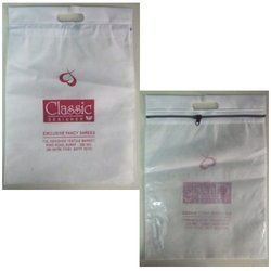 Printed Non Woven Paper Zipper Bags