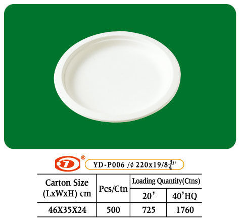 8.75 Inch Disposable Paper Plate