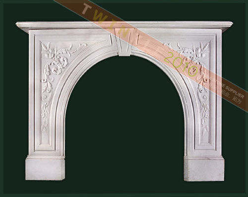 Marble Fireplace Mantel - 1700x1300x300mm Polished Surface, Premium Quality Durability in Various Designs