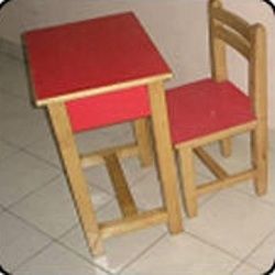 Kids Wooden Study Chairs And Tables