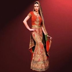 Bridal fish clearance cut lehenga pictures