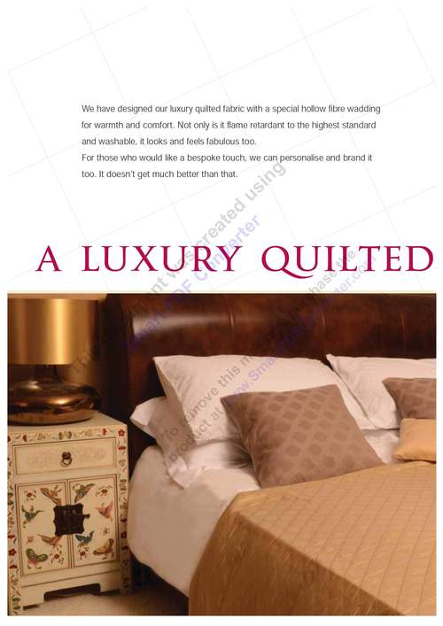 Quilted Furnishing Fabric