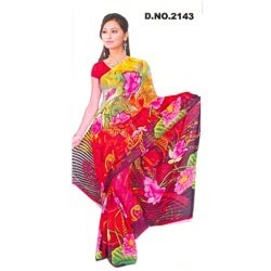 Digital Print Fashionable Saree
