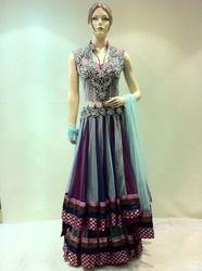 Multicolour Brocade Lehenga