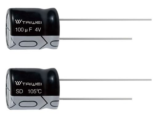 SD Type Capacitors (0.1-100uF 4-63V)