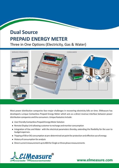 Prepaid Energy Meter - Dual Source, Whole Current Functionality | Efficient Energy Management, Versatile Transportation Solutions