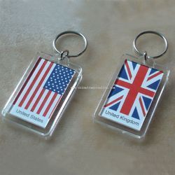 Acrylic Key Chain With Sandwich