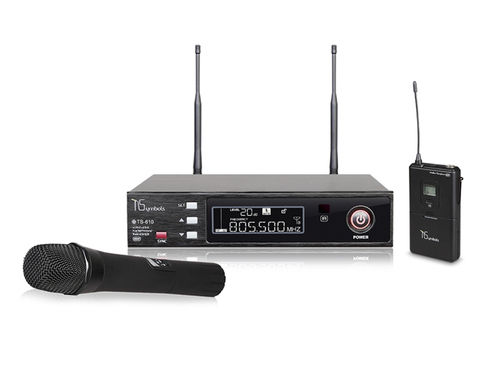 Uhf Pll Single Channel True Diversity Wireless System Ts-610