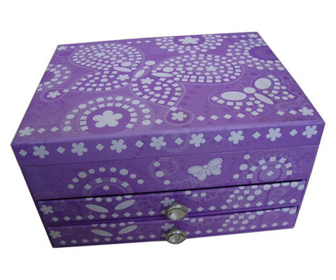 Jewelry Box - 2.0mm Thick Greyboard with Art Paper Wrapping | Eco-Friendly, Custom Logo Options, Multiple Printing Techniques