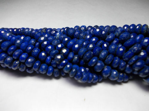 Natural Lapis Fecited Roundle