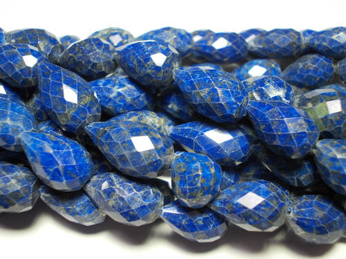 Natural Lapis Straight Drill Drops Fecited