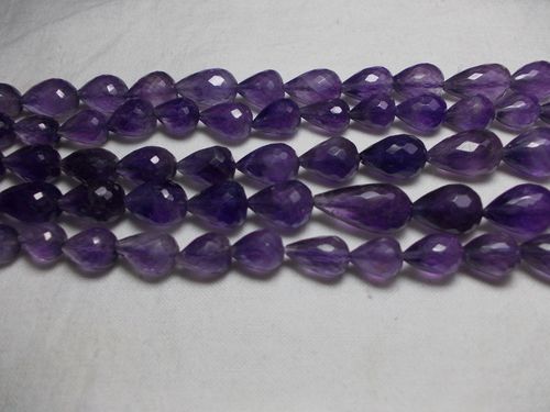 Natural African Amethyst Straight Drill Drops