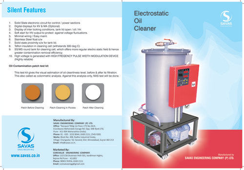 Electrostatic Oil Purifiers