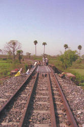 Steel Channel Sleeper Curve Bridge