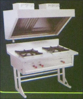 Two Burner Gas Range With Exhaust System