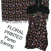 Floral Printed Pareo And Sarong