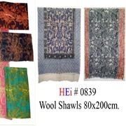 Wool Printed Shawls - Premium Quality Textile, Exquisite Variety of Colors