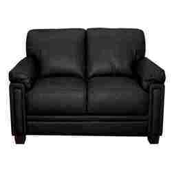 Buxton Black Leather Sofa