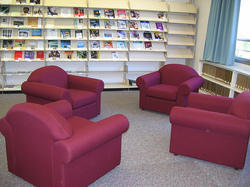 आरामदायक लाइब्रेरी कुर्सियां