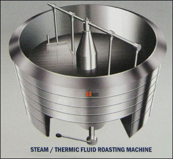 Steam And Thermic Fluid Roasting Machine