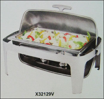 Rectangular Roll Top Chafing Dish Set