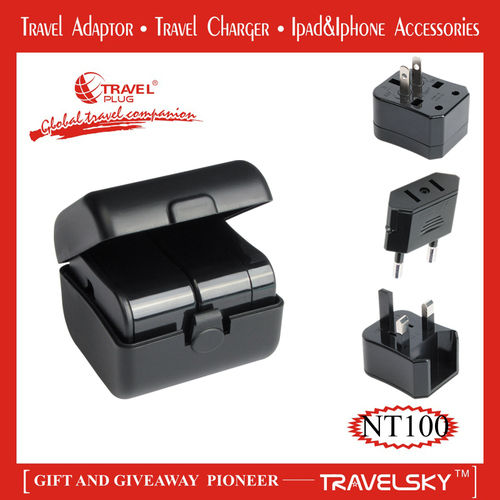 Travel Power Adapter with Four Removable Plug (NT100)