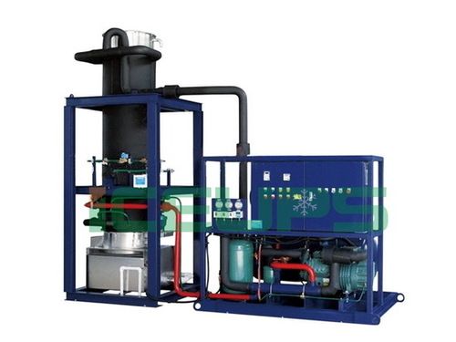 Tube Ice Machine - Durable Steel Support Design, Easy Installation with Water and Power Supply