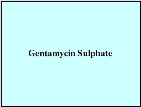 Gentamycin Sulphate