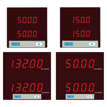 Square Shape 100% Accurate Electrical Double Frequency Meter