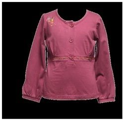 Girl Cotton Jersey Blouse